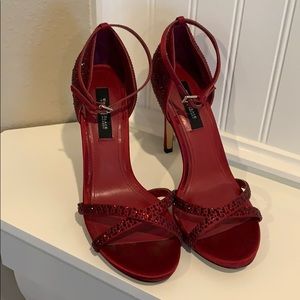 Burgundy Sparkle White House Black Market Heels